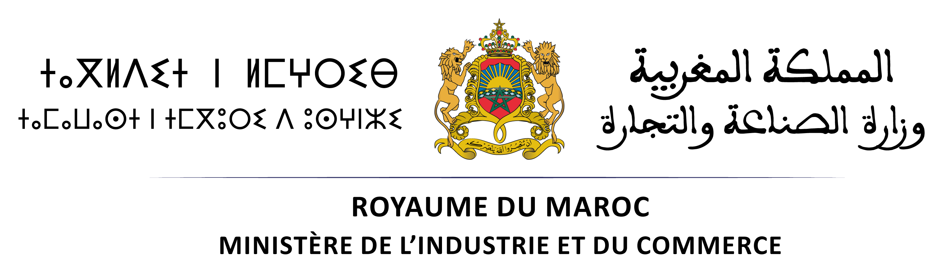 Logo Ministere industrie maroc